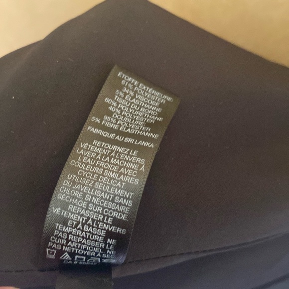 EXPRESS PENCIL SKIRT, SIZE 2, black and white polka dot. - Picture 6 of 9